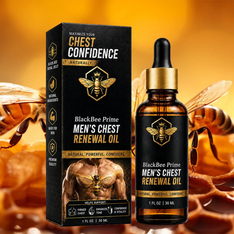 Black Bee Prime Men's Chest Renewal Oil
